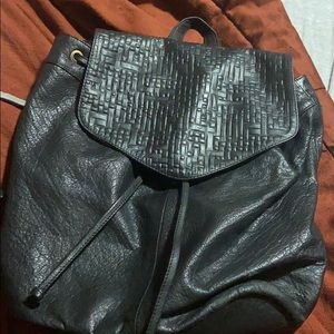 Black backpack